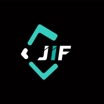 JIF creative minimalist letter logo. JIF unique vector initials alphabet letter logo design