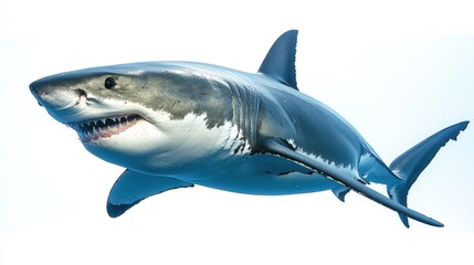 Obraz premium Great White Shark Underwater