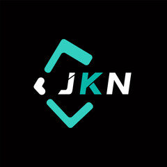 JKN creative minimalist letter logo. JKN unique vector initials alphabet letter logo design