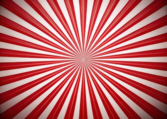 Fototapeta premium Aerial Photography of a Vibrant Red and White Striped Sunburst Background Showcasing Dynamic Patterns and Eye-Catching Colors for Creative Design and Background Use