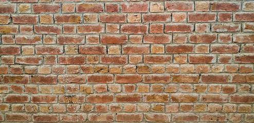 Obraz premium red and green breaks wall texture image background 