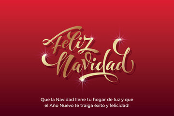 Merry Christmas and Happy New Year hand lettering calligraphy. Vector holiday illustration element. Typographic element for congratulations.