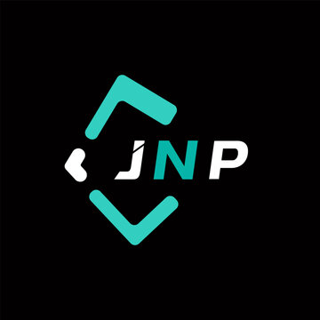 JNP creative minimalist letter logo. JNP unique vector initials alphabet letter logo design