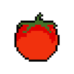 Pixel Art Illustration of Tomato