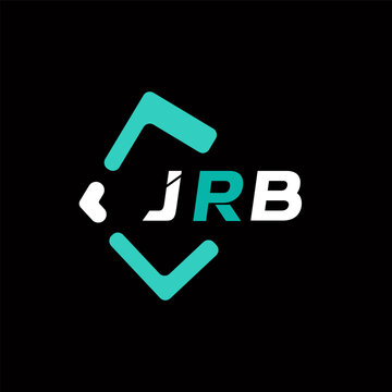 JRB creative minimalist letter logo. JRB unique vector initials alphabet letter logo design