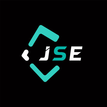 JSE creative minimalist letter logo. JSE unique vector initials alphabet letter logo design JSE creative minimalist letter logo. JSE unique vector initials alphabet letter logo design
