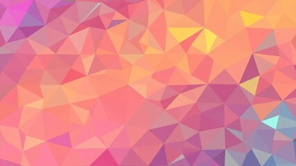 Obraz premium High Energy Geometric Background with Colorful Triangles, geometric art, background texture, bright colors