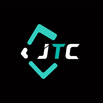 JTC creative minimalist letter logo. JTC unique vector initials alphabet letter logo design