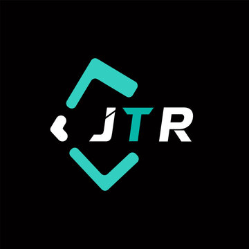 JTR creative minimalist letter logo. JTR unique vector initials alphabet letter logo design