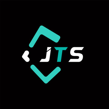 JTS creative minimalist letter logo. JTS unique vector initials alphabet letter logo design