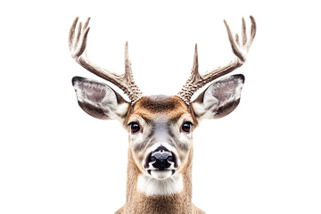 a deer with antlers on its head