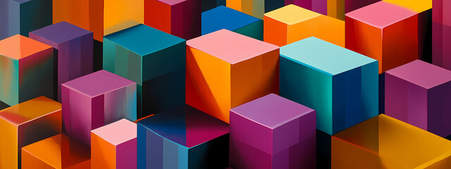 Obraz premium Stacked Vibrancy