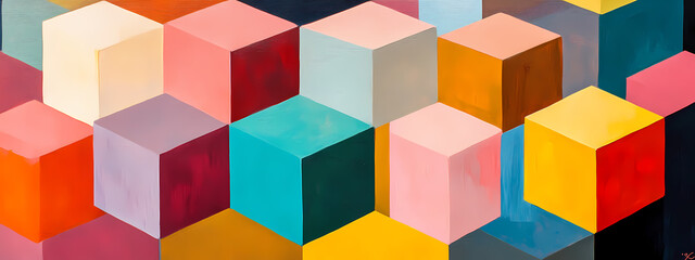 Obraz premium Stacked Vibrancy