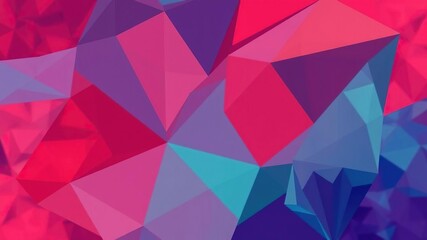Fototapeta premium Vibrant abstract background with geometric shapes in red blue green hues, red, design