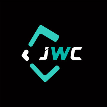 JWC creative minimalist letter logo. JWC unique vector initials alphabet letter logo design