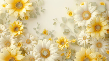 Fototapeta premium flowers background