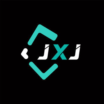 JXJ creative minimalist letter logo. JXJ unique vector initials alphabet letter logo design
