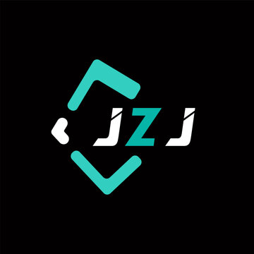 JZJ creative minimalist letter logo. JZJ unique vector initials alphabet letter logo design