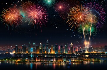 Fototapeta premium fireworks