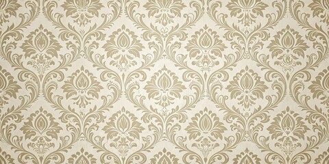 Damask seamless wallpaper background, elegant damask pattern, ornate decorations