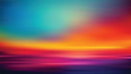 Abstract blurred gradient background in bright colors. Colorful smooth
