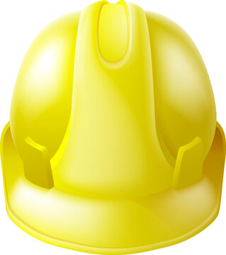 Yellow Hard Hat Safety Helmet