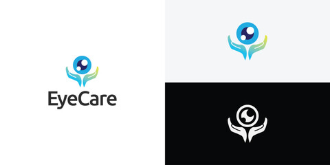 Eye Care, eye clinic Logo Design Template.