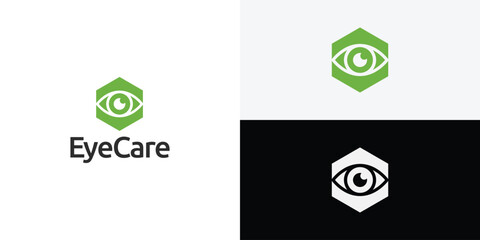 Eye Care, eye clinic Logo Design Template.