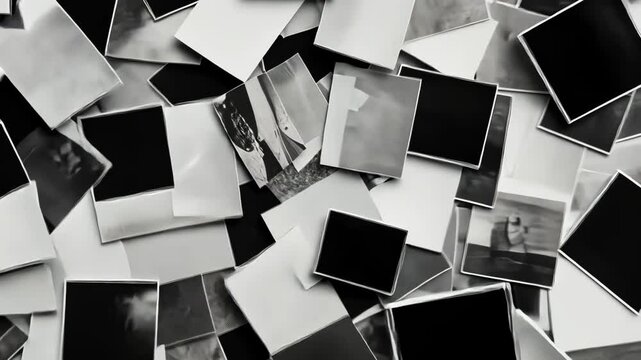 Vintage Polaroid Frame Blank Image for Photography Memories