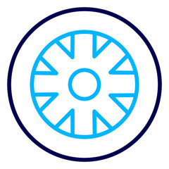 Wheel Outline Color icon