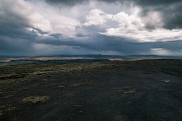 Trostan Mountain, the county high point of County Antrim, Northern Ireland, United Kingdom 