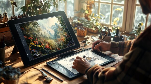 Digital Artist at Work