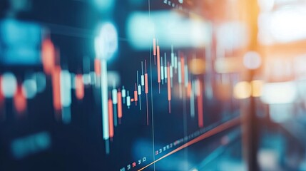 A day in the life of a full-time trader with monitors showing live stock market data, surrounded by financial tools.