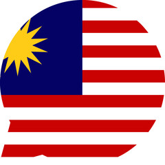 Chat Icon on Malaysia Flag