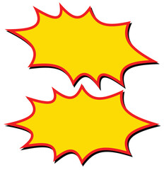 Abstract comic brust. Blank tag design. Retro empty comic speech bubble. Cartoon exclusive font label tag expression. Manga speed burst frame.