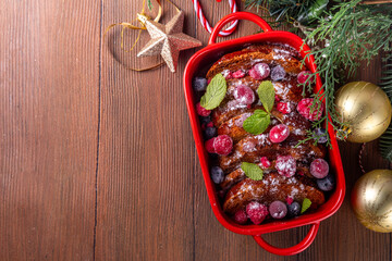 Christmas Morning French Toast Baking, holiday morning french toast casserole, sweet simple dessert...