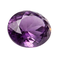 beautiful Amethyst, isolated on transparent background