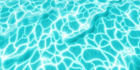 Obraz premium Wavy turquoise and cream abstract design on a serene sea floor, aquatic background, mystifying visuals