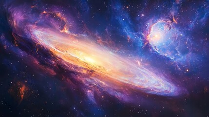 Cosmic Galaxy Splendor