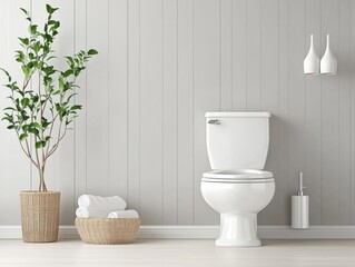 Clean, modern bathroom with good atmosphere