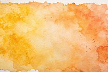Obraz premium Distressed abstract watercolor texture in shades of yellow and orange, organic feel, abstract watercolor, distressed texture