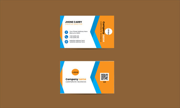 Business card design template