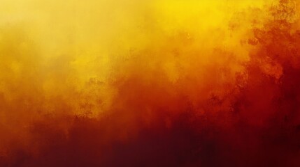 Fototapeta premium Vibrant abstract painting with yellow, orange, and red colors, rough texture, dynamic mood, hand-drawn look, dreamy quality.