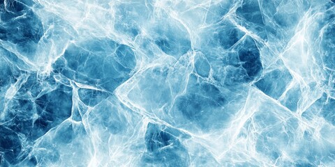 Obraz premium Blue Abstract Background with Icy Texture Creating Depth and Dimension, Dreamy Ethereal Appearance