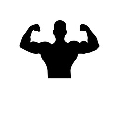 Fototapeta premium Muscular Bodybuilder Man 