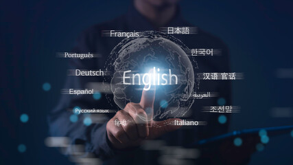 Global Language Translation Technology for Multilingual Communication. Apps, tablets, and internet...