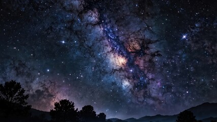 Fototapeta premium Milky way galaxy.