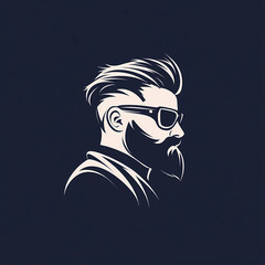 Mens Barber Logo Icon