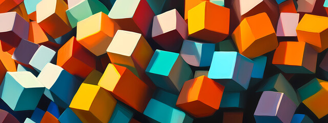 Obraz premium Colorful Geometry