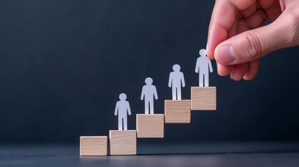 An inspirational coaching concept image featuring a mentor who provides career advancement, skill improvement, and goal-setting advice.